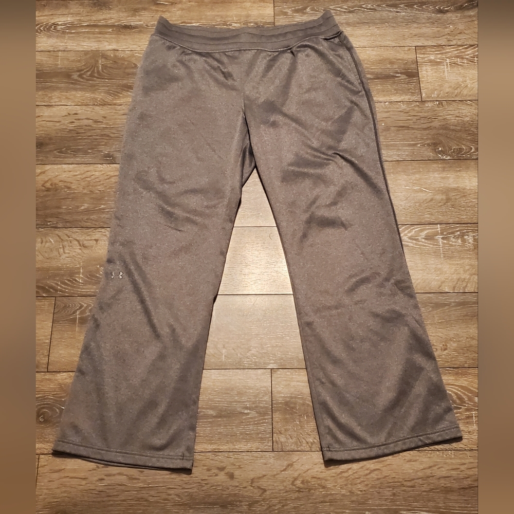 Under Armour Storm Sweatpants Size XL Grey Fleece